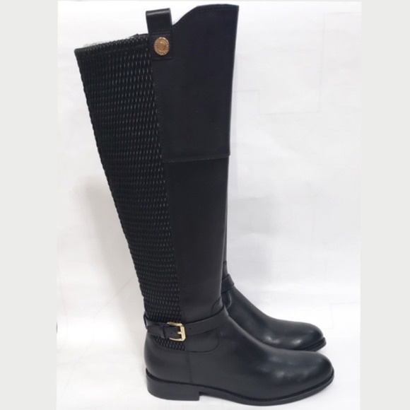 Cole Haan Galina Leather Riding Boots Black Size 7.5 - Picture 6 of 10